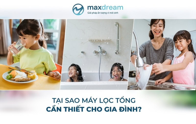 Tại sao cần lắp hệ thống lọc tổng cho gia đình