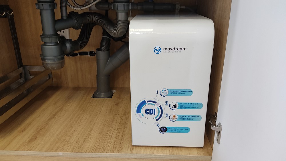 Review Top 10 Máy Lọc Nước CDI Tốt Nhất Chính Hãng 13 Hình ảnh thực tế máy Lọc Maxdream CDI Gia Đình ĐB01