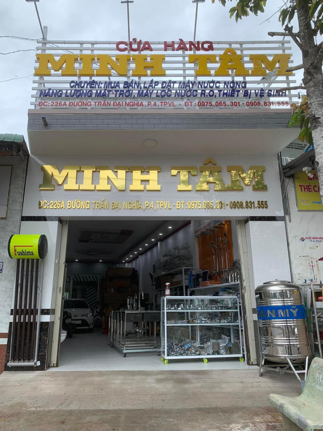 Cửa hàng Minh Tâm tại Vĩnh Long chuyên bán sản phẩm máy lọc nước chính hãng