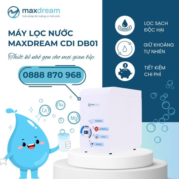 Máy lọc gia đình Maxdream CDI DB01 - Ảnh 6