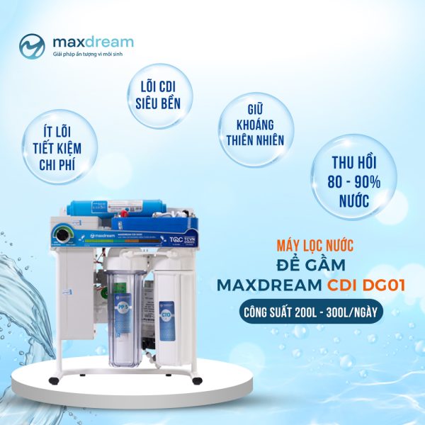 Máy lọc nước để gầm Maxdream CDI DG01 - Ảnh 3