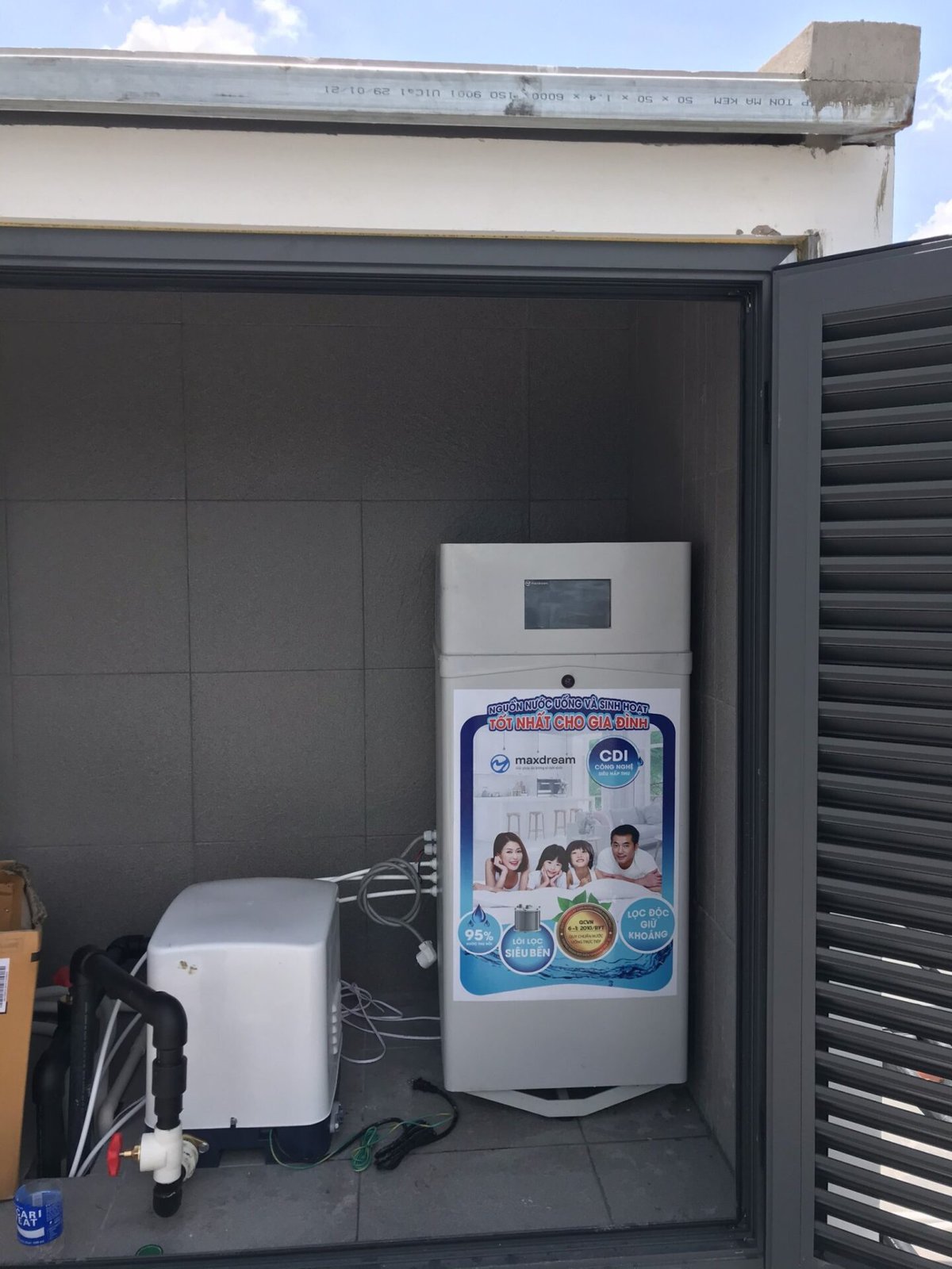 Máy lắp tại Biệt thự Riviera Cove Quận  9