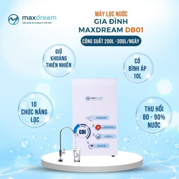 Máy lọc gia đình Maxdream CDI DB01 - Ảnh 4