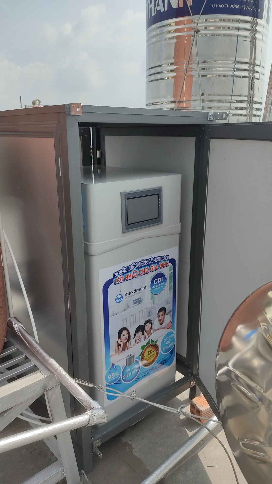 Máy lọc tổng Maxdream CDI lắp đặt quận 9