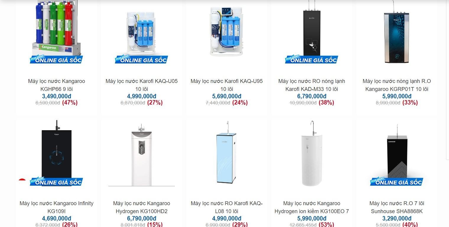 Top 5+ Địa Chỉ Bán Máy Lọc Nước Ở Hưng Yên Uy Tín Tốt Nhất 15 Các dòng máy lọc nước có tại Siêu Thị Điện Máy HC Hưng yên