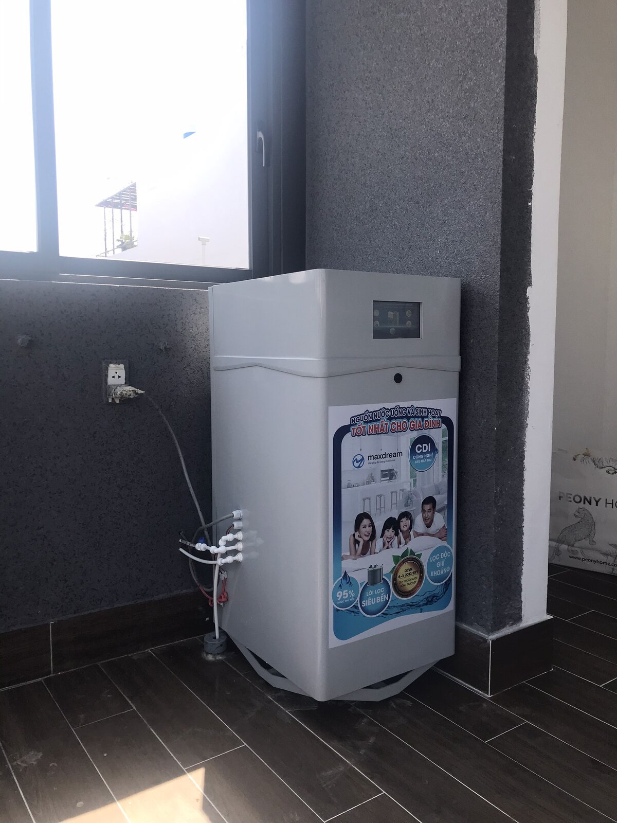 Máy lắp nhà chị Trinh quận Tân Bình