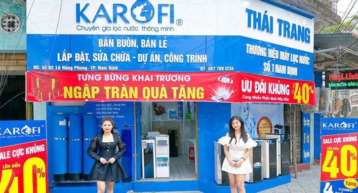 Đại lý máy lọc nước Karofi Nam Định