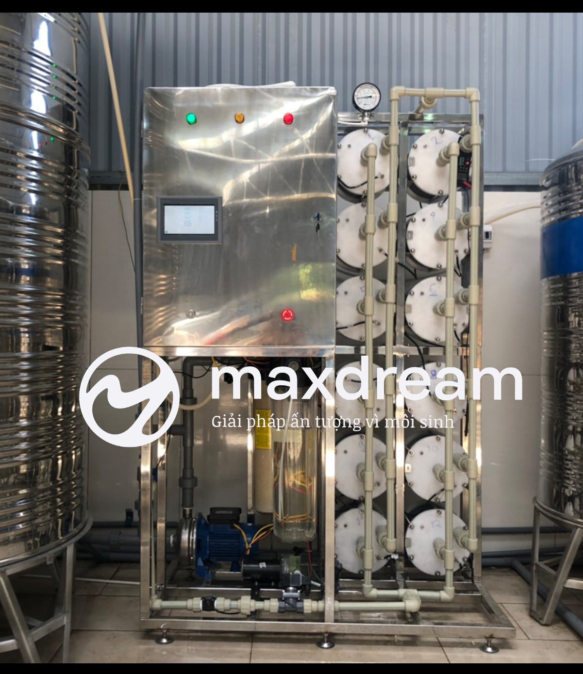 Hình ảnh máy lọc nước công nghiệp MaxDream