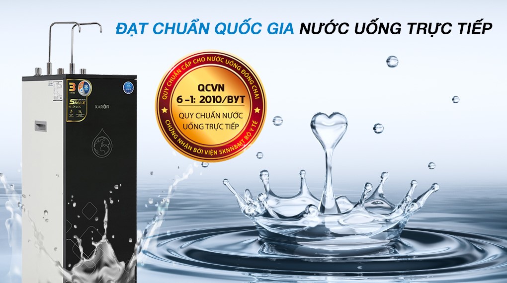 Máy lọc nước thương hiệu Việt Nam Karofi KAD-X39