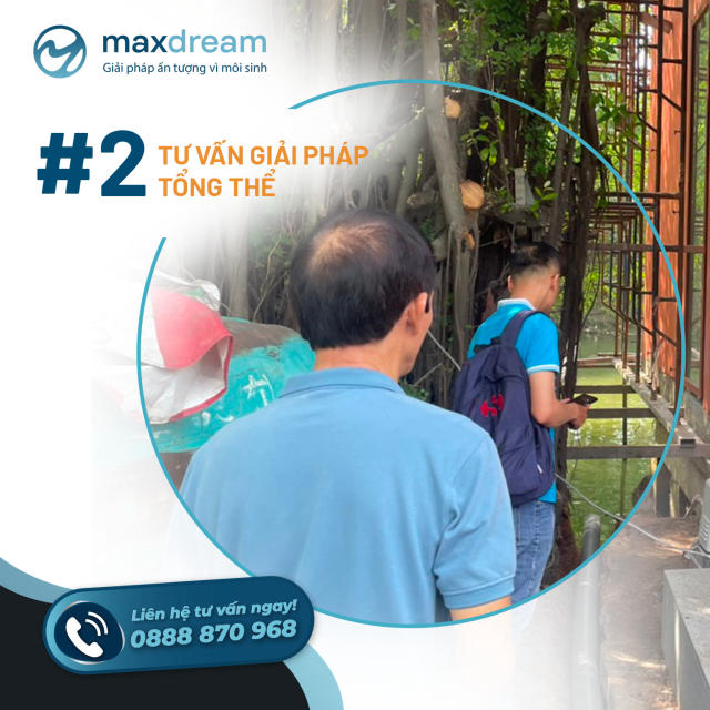 Hình ảnh kỹ thuật của Maxdream khảo sát trực tiếp nguồn nước 