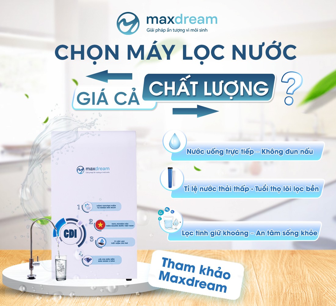 cach chon may loc nuoc