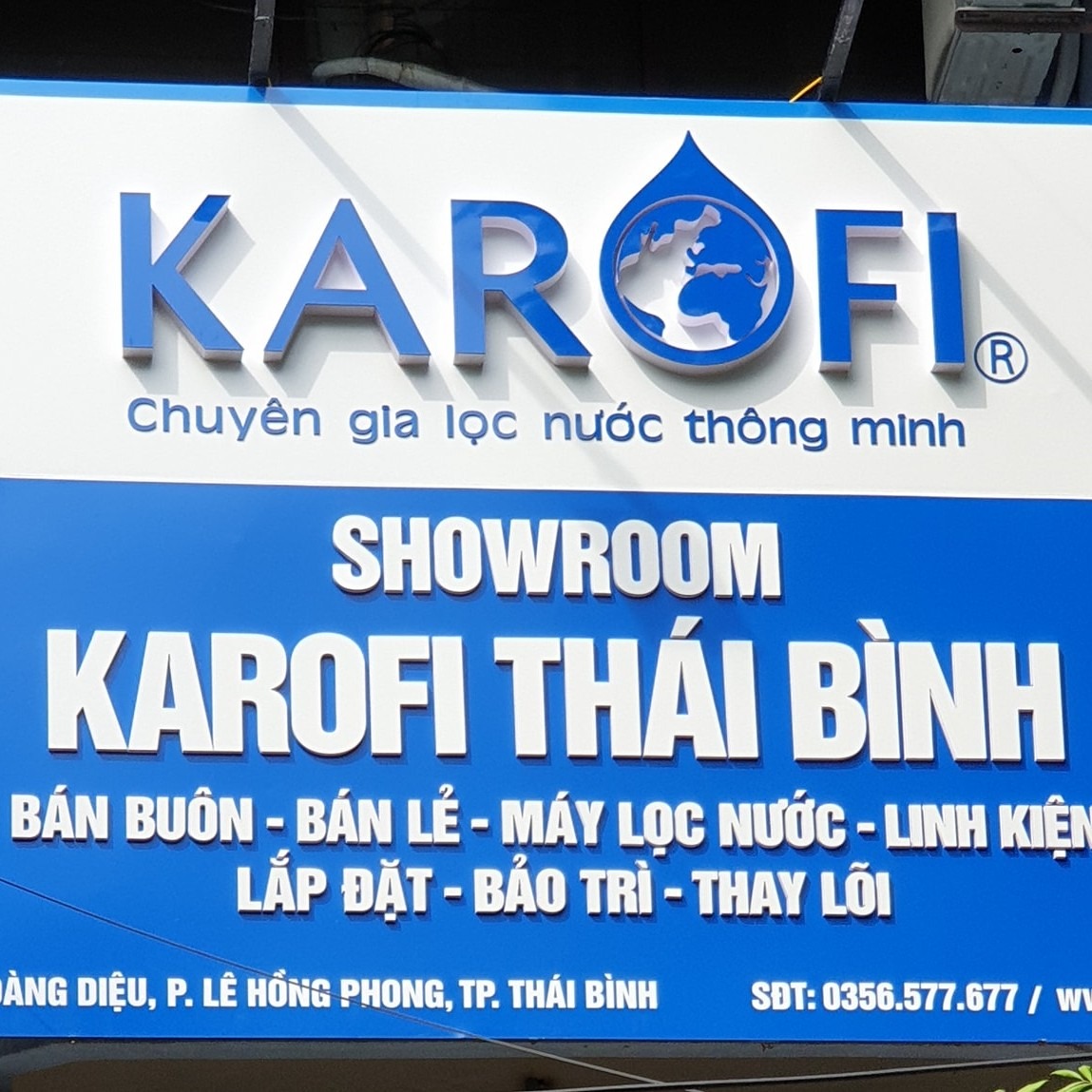 Đại lý máy lọc nước Karofi chính hãng tại Thái Bình