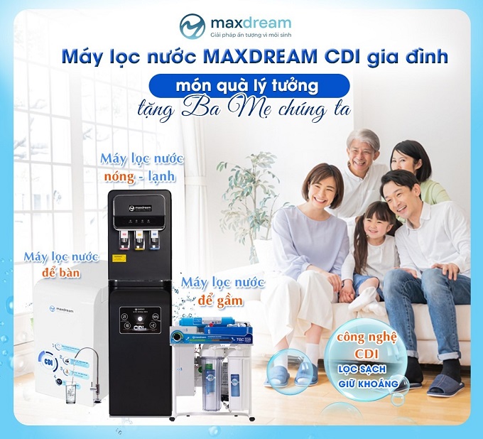 Các sản phẩm máy lọc nước Maxdream bán chạy nhất