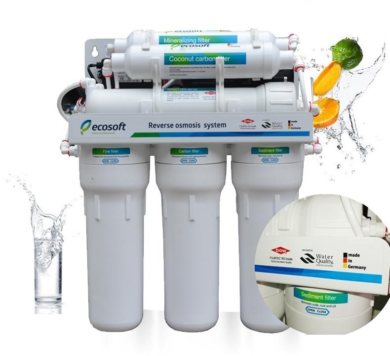 Máy lọc nước Ecosoft 6 cấp lọc