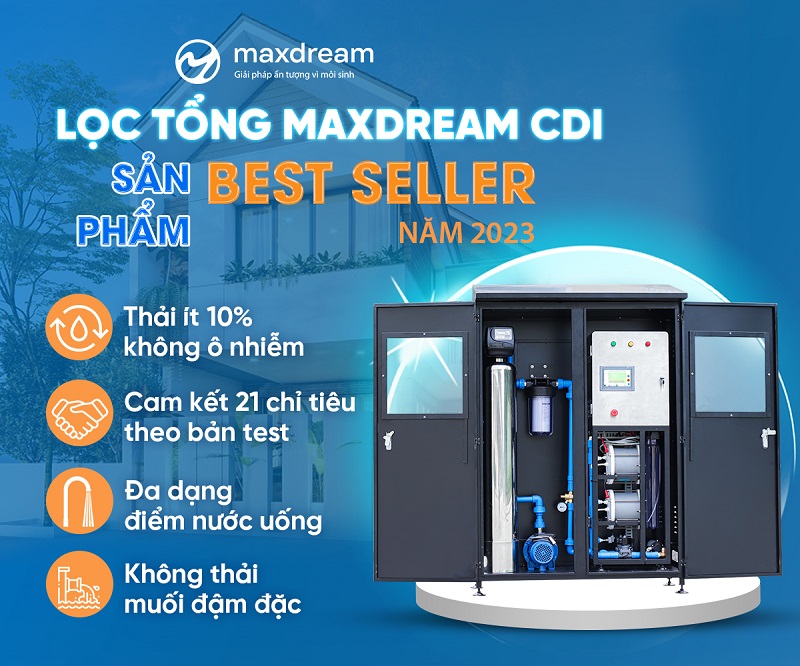 Máy lọc nước maxdream CDI C01 ngoài trời
