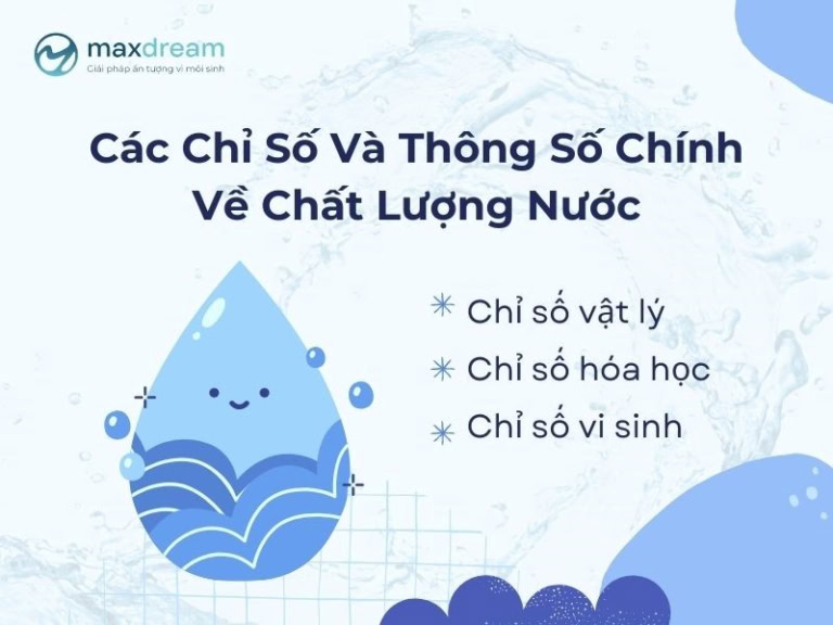 Các Chỉ Số Và Thông Số Chính Đánh Giá Chất Lượng Nước 1 Các chỉ số đánh giá chất lượng nước