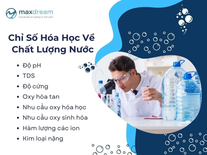 Những thông số hóa học quan trọng của chất lượng nước