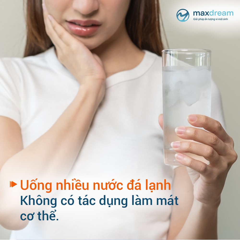 Uống nước quá lạnh cũng đem lại nhiều nguy cơ bệnh tật