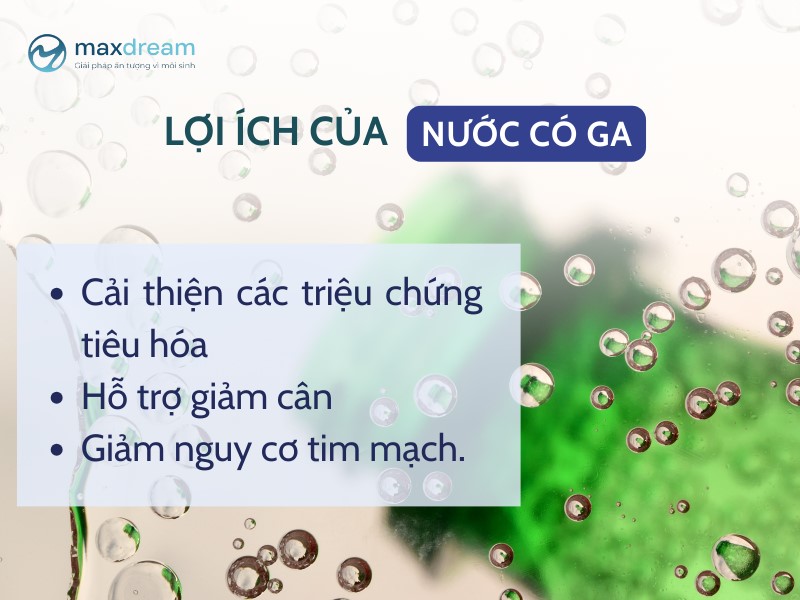 Nước khoáng có ga được đánh giá là loại nước có ga tốt nếu sử dụng đúng cách