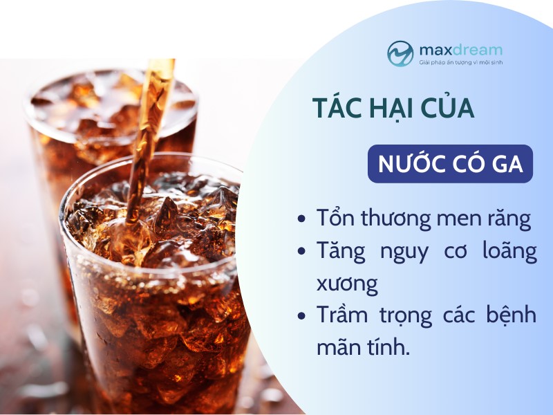 Tác hại của nước có ga