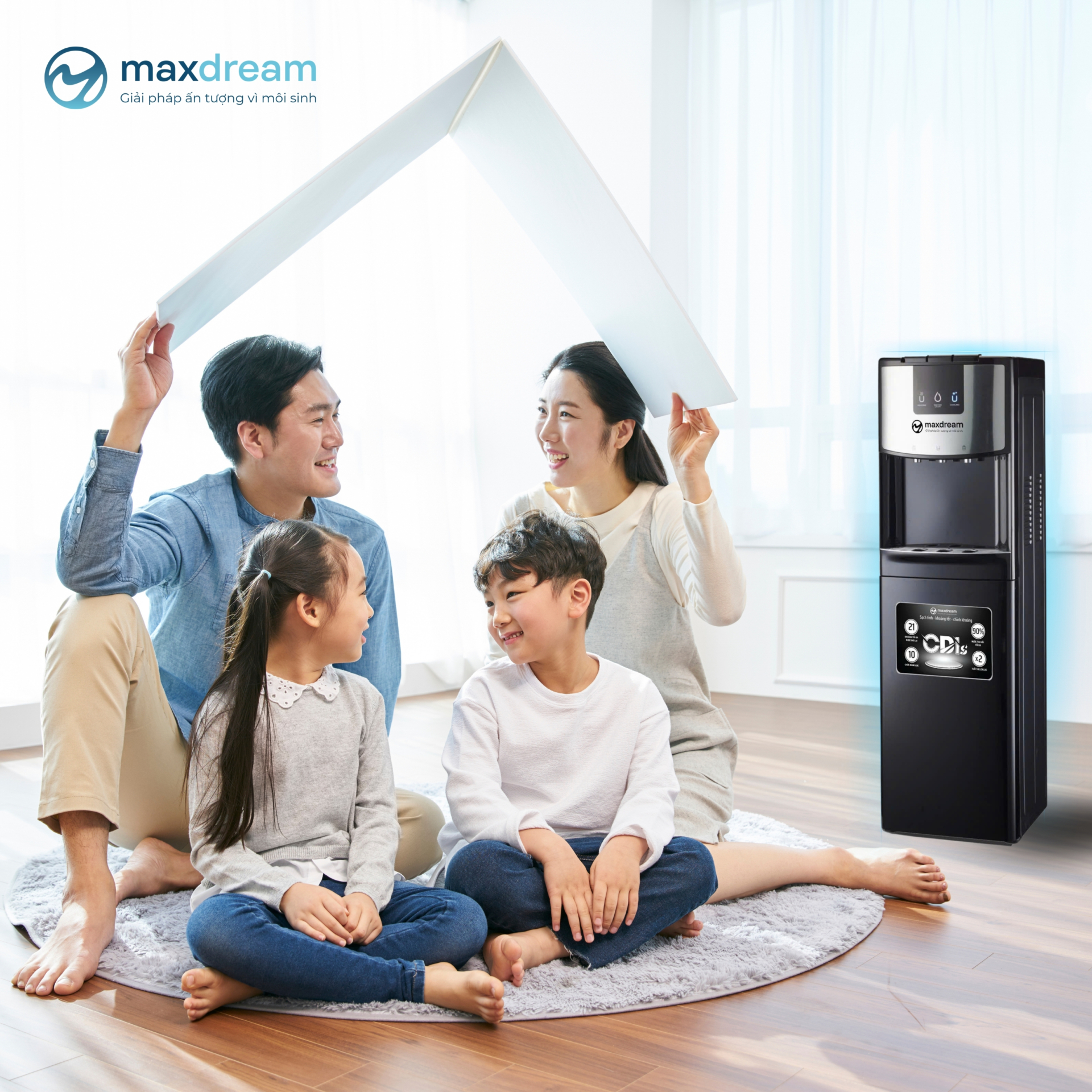Máy lọc nước nóng lạnh Maxdream CDIs NL01-S6 7 5 1