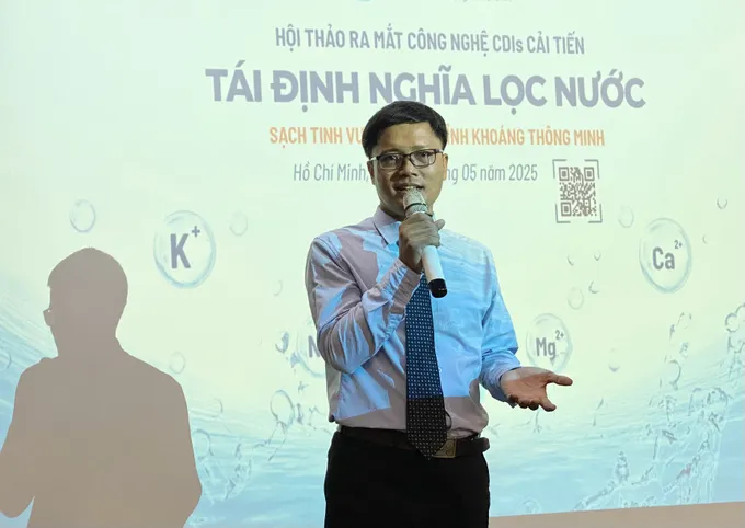 TS Đỗ Hữu Quyết, nhà sáng lập Maxdream giới thiệu dự án tại hội thảo tempImagehPVwny.jpg