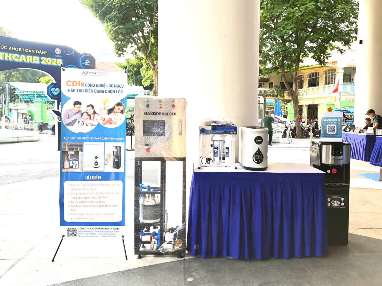 may loc nuoc giu khoang tu nhien maxdream cdi thu hut chuyen gia y te tai smart healthcare 2026 2